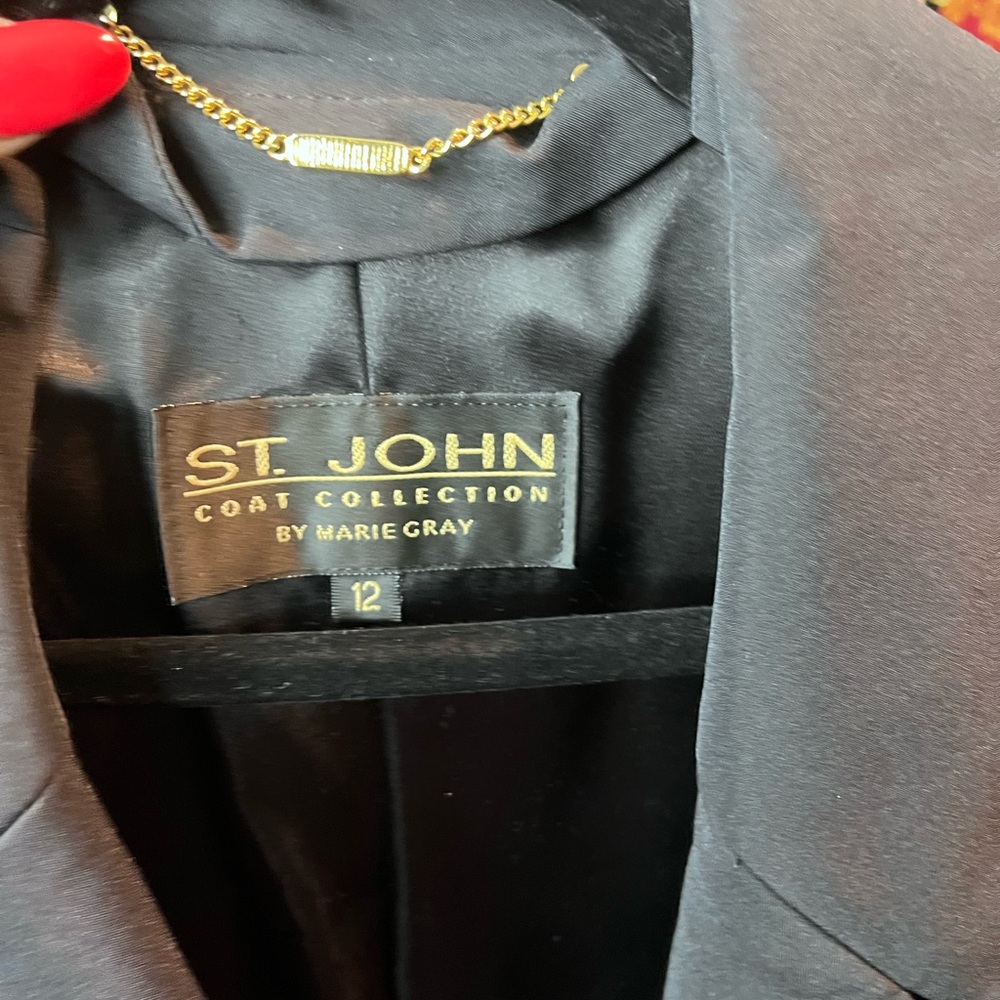 St. John Black Coat